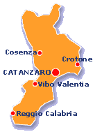 Tropea und Capo Vaticano  und Lamezia Terme Landkarte Kalabrien