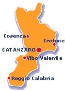 Tropea und Capo Vaticano und Lamezia Terme Landkarte Kalabrien